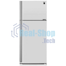 Холодильник Sharp SJ-XE59PMWH белый жемчуг двухкамерный 430/148 л морозилка сверху