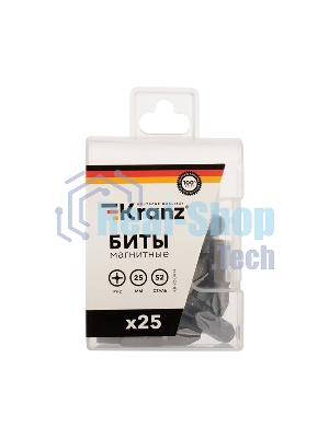 Бита Kranz PH2х25 мм для шуруповерта (упак. 25 шт.)