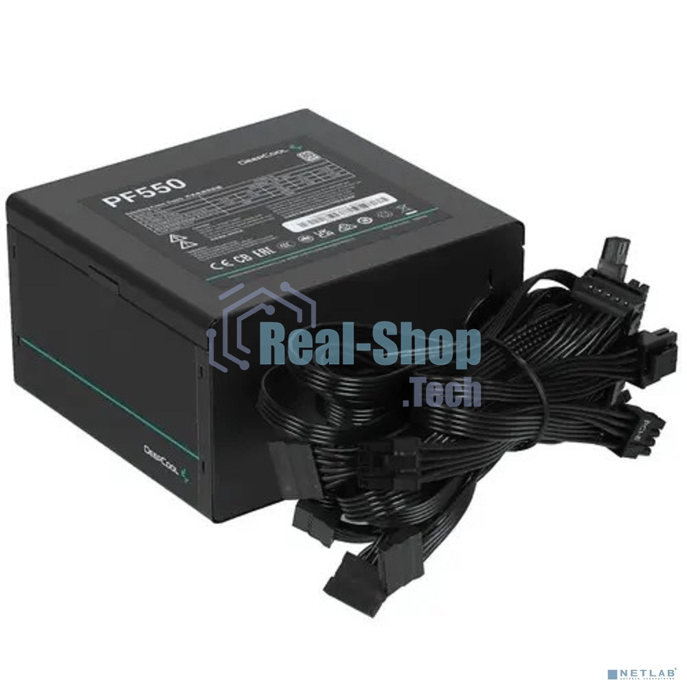 Блок питания Deepcool/GamerStorm PF550, 550Вт, 80 PLUS, 120мм, черный