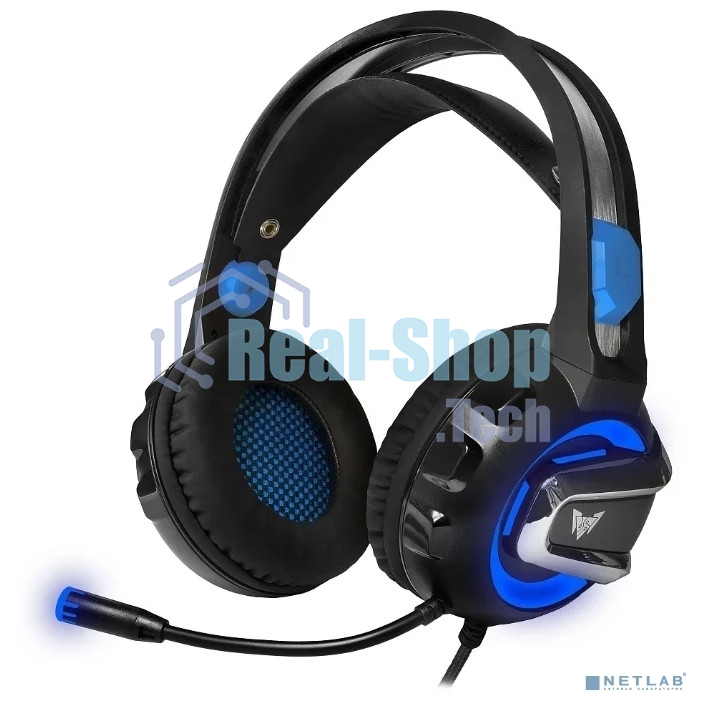 Гарнитура проводная игровая CROWN CMGH-3101 Black&blue