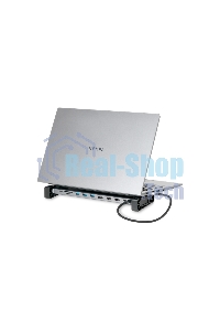 USB-концентратор для ноутбука NERPA laptop stand (1xUSB-C 100W PD, 2xHDMI 4K@30Hz, 1xDP 4K@30Hz, 3xUSB-A 3.0 (5Gbps data), 1xUSB-C 3.0 (5Gbps data), 1xTF/microSD, 1xSD/MMC, 1x3.5мм audio, 1xRJ45 Gb), USB-C power adapter 100W, power 100W USB-C cable 150cm,