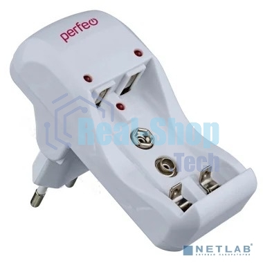 Зарядное устройство Perfeo PF_B4035 PF-VN-210 Ni-MH/CD, 220V, 2 слота, AA/AAA/9V, таймер