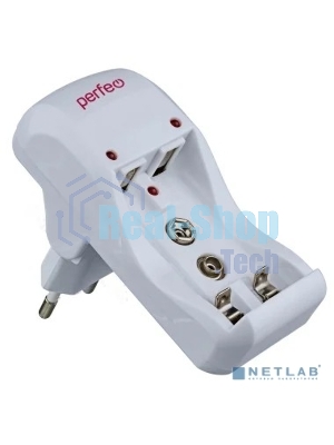 Зарядное устройство Perfeo PF_B4035 PF-VN-210 Ni-MH/CD, 220V, 2 слота, AA/AAA/9V, таймер