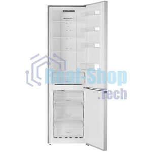 Холодильник Gorenje NRK6201ES4 серебристый двухкамерный 235/96 л морозилка снизу, No Frost
