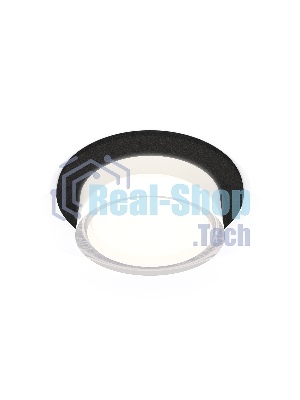 Комплект встраиваемого светильника Ambrella light XC6513063 SBK/FR/CL черный песок/белый матовый/прозрачный MR16 GU5.3 (C6513, N6241)