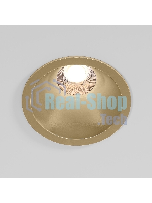 25071/LED 15W 4000K / светильник встраиваемый светодиодный / латунь