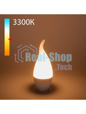 BLE1431/ Светодиодная лампа Свеча на ветру СDW LED D 8W 3300K E14