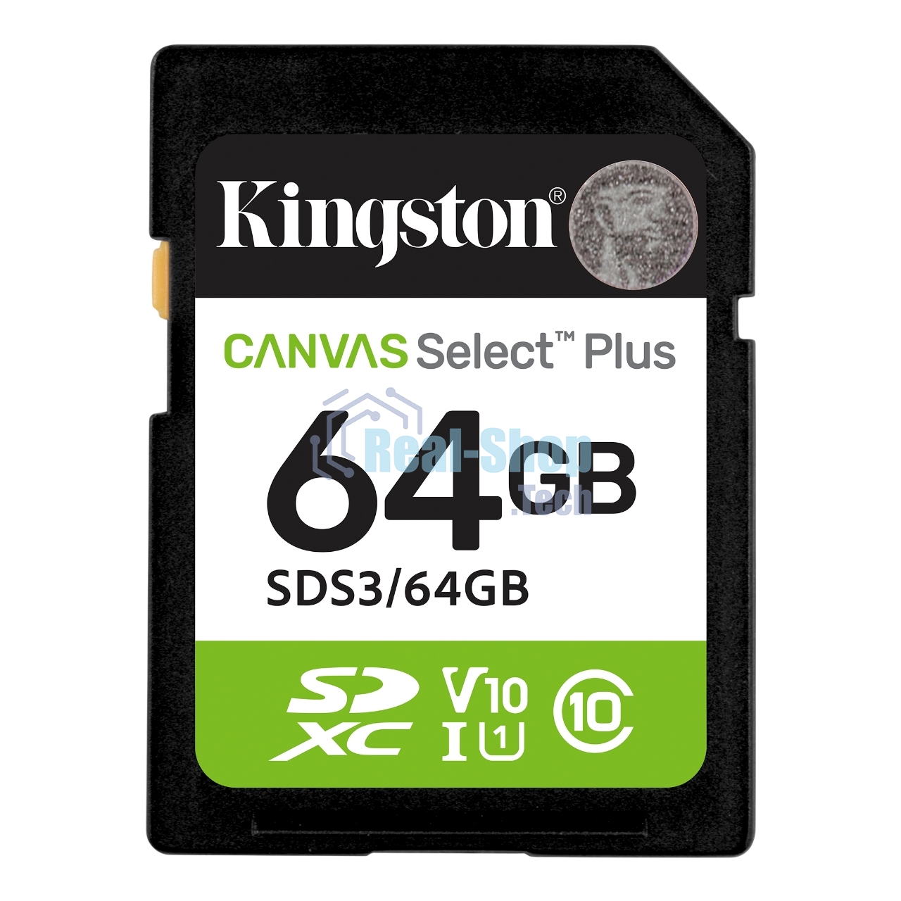 Флеш карта SDXC 64Gb Kingston SDS3/64Gb Canvas Select Plus w/o adapter