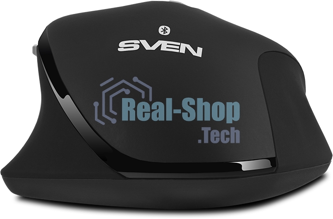 Мышь беспроводная SVEN RX-590SW черный, 1600 dpi, радиоканал, Bluetooth, USB, кнопки - 7