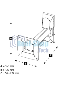 Кронштейн для телевизора Hama H-118113 черный 10