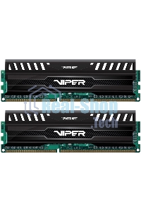 Оперативная память Patriot Viper 3, DDR3, 16GB (2x8 GB), 1866 MHz, CL10, DIMM, радиатор, черный