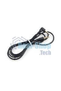 Кабель Cablexpert аудио 90˚ CCAB-01-35MML-1MB, 3.5 Jack (M)/3.5 Jack (M), черный, 1м, блистер