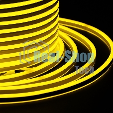 Гибкий неон Neon-night SMD 8х16 мм, двухсторонний, желтый, 120 LED/м, бухта 100 м (с комплектом подключения)
