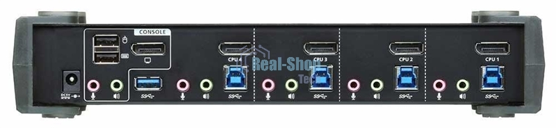 Переключатель KVM ATEN CS1924-AT-G USB DP 4PORT W/CAB