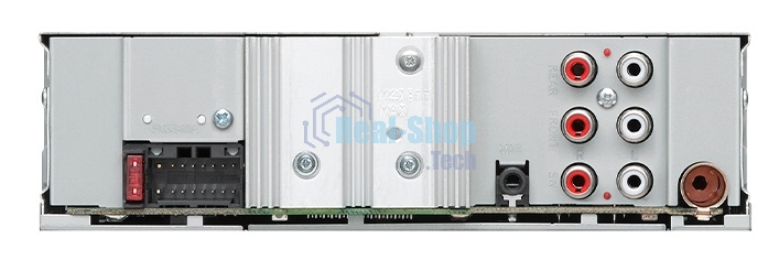 Автомагнитола Kenwood KMM-BT408, 1 DIN, Bluetooth, USB Type-A, AUX, съёмная панель