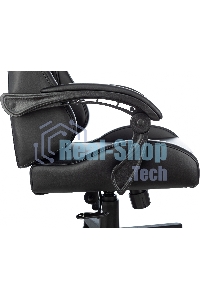 Кресло игровое Бюрократ Zombie GAME TETRA черный/карбон эко.кожа крестов. пластик