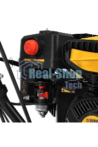 Гибридная снегоуборочная машина с функц. подметания Denzel SWB-800, 212 сс, руч. старт, 2 насадки