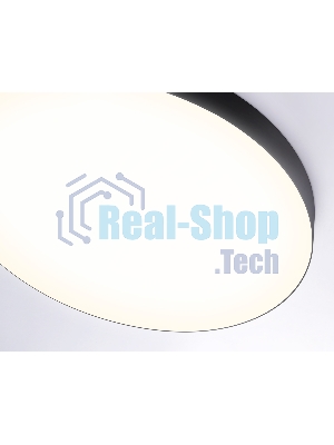 Потолочный светодиодный светильник Ambrella light FV5541 BK черный LED 130W 3000K D800*58 (Без ПДУ)
