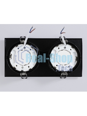 Светильник Ambrella light TN52235/2 BK черный IP20 GX53/2 220*110*44