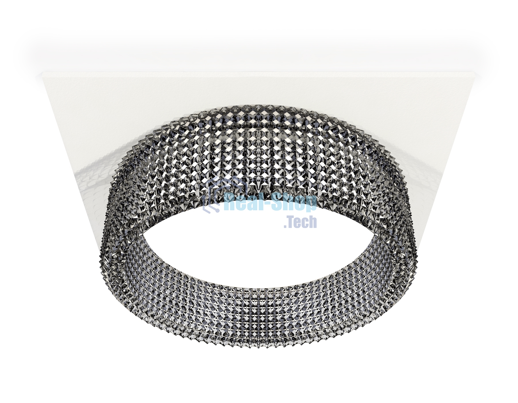 Комплект встраиваемого светильника Ambrella light XC8061031 SWH/BK белый песок/тонированный GX53 (C8061, N8484)