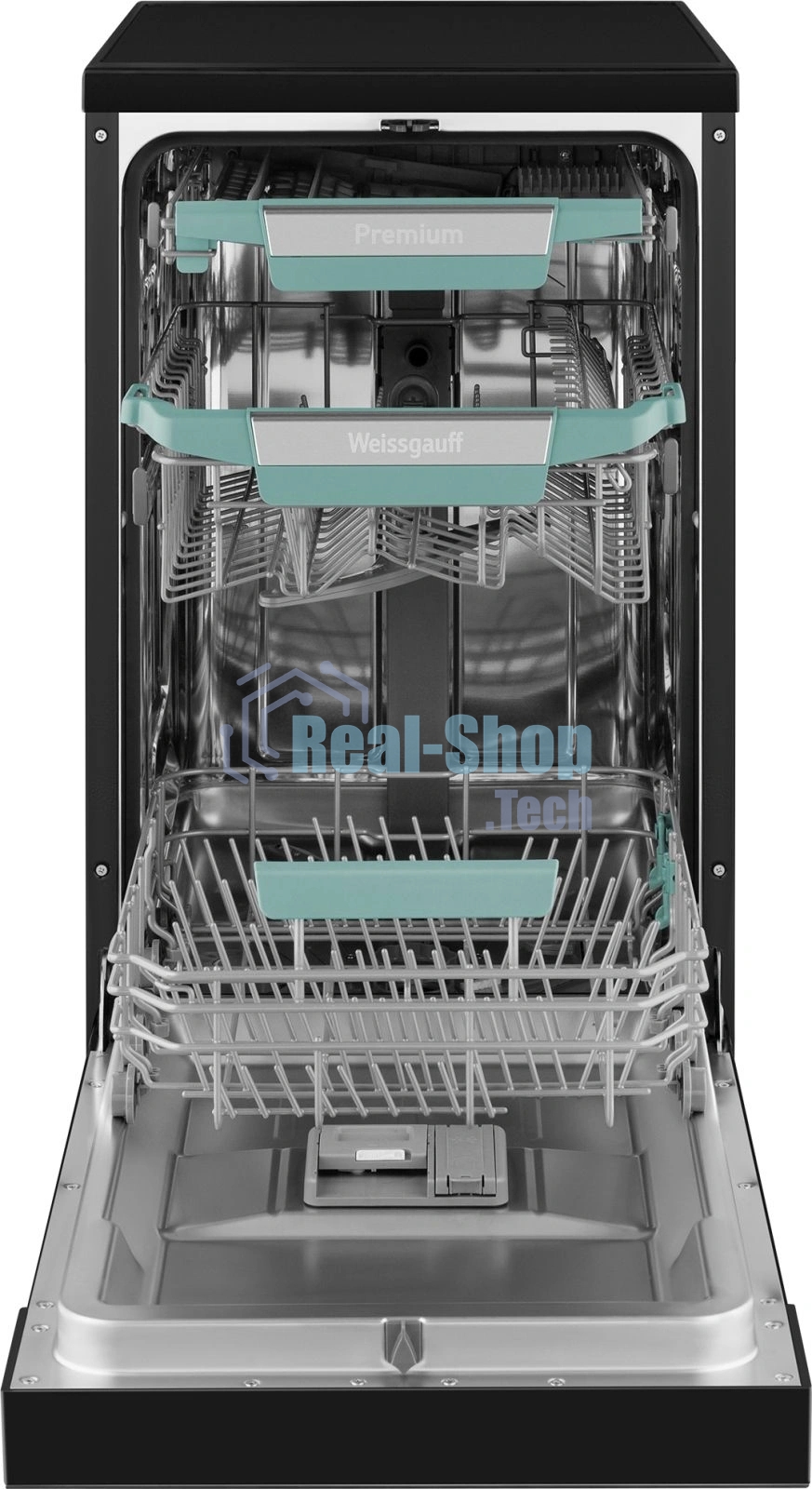 Посудомоечная машина Weissgauff DW 4539 Inverter Touch AutoOpen черный