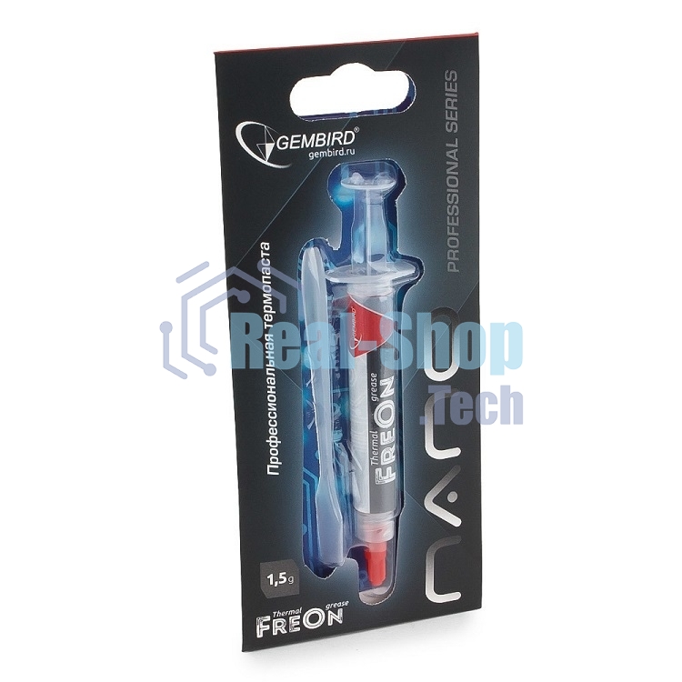 Термо паста Gembird FreOn Nano GF-31-1.5 для радиаторов, 1,5гр, шприц