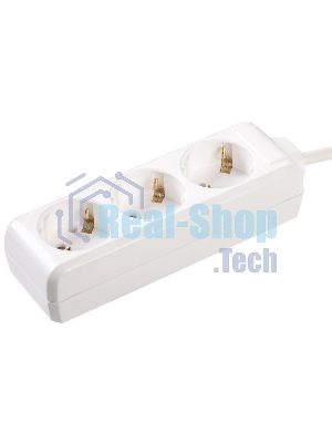 Удлинитель Iek WYP10-16-03-01-Z-17 У03 3 места 2 Р + P Е/1,5 метра 3х1 мм2 16А/250В IEK