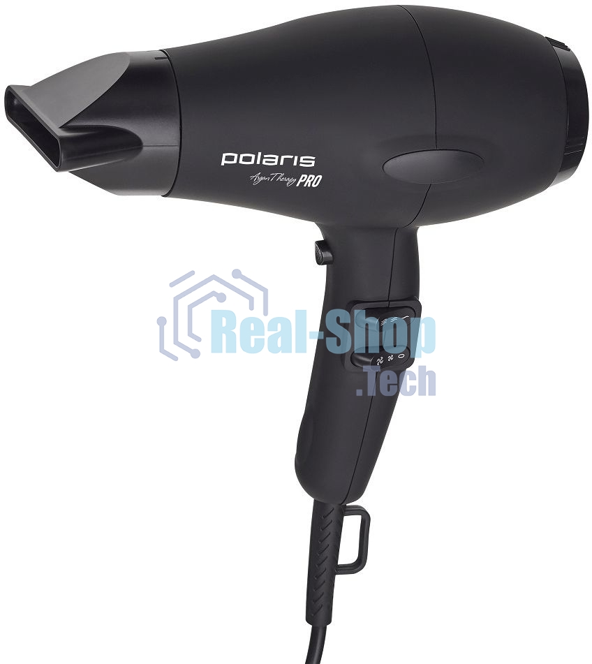 Фен Polaris PHD 2099ACi Argan Therapy PRO черный 2000Вт