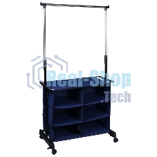 Вешалка напольная Рыжий кот с полкой и органайзером (6 ячеек) CR455, 80x42x95-170 см