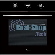 Встраиваемый электрический духовой шкаф Evelux EO 635 PB, черное стекло