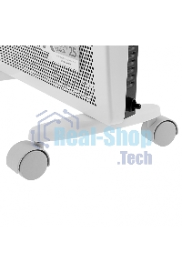 Конвектор гибридный Denzel HybridX-1000 белый, 1000 Вт, 20 м2, термостат, дисплей