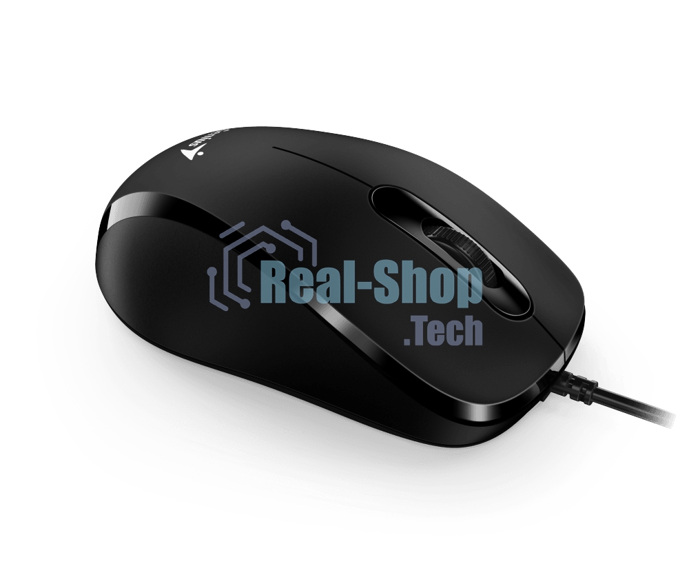 Мышь проводная Genius DX-101 черный, 1200 dpi, USB, кнопки - 3