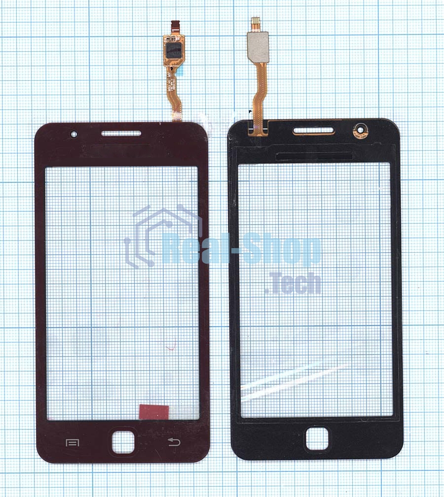 Сенсорное стекло (тачскрин) для Samsung Z1 SM-Z130H красное