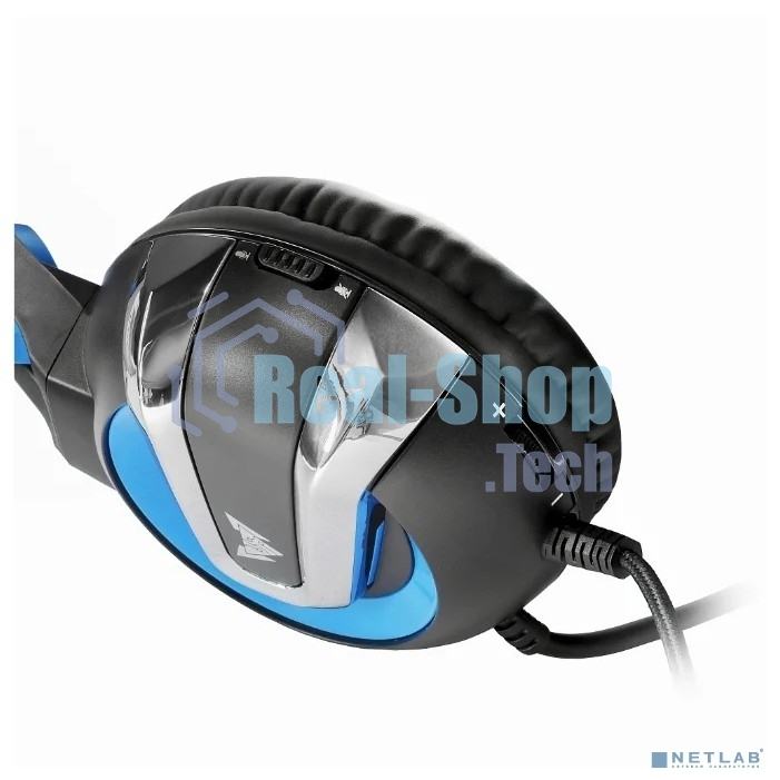 Гарнитура проводная игровая CROWN CMGH-3101 Black&blue