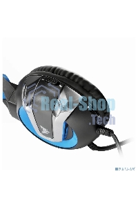 Гарнитура проводная игровая CROWN CMGH-3101 Black&blue