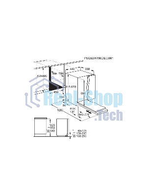 Встраиваемая посудомоечная машина Electrolux EEA71210L, черный, 44.6 см, 9 компл., 49 дБ, класс F