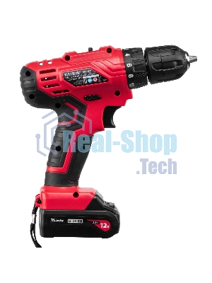 Дрель-шуруповерт MTX MCDL-12-02, 12 В, 2 Ач, 20 Нм, щеточный
