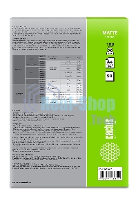 Фотобумага Cactus CS-MA418050 A4/180г/м2/50л./белый матовое для струйной печати