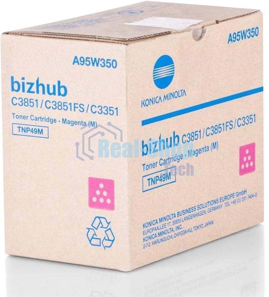 Тонер-картридж Konica-Minolta bizhub C3351/C3851 красный TNP-49M