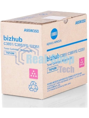 Тонер-картридж Konica-Minolta bizhub C3351/C3851 красный TNP-49M