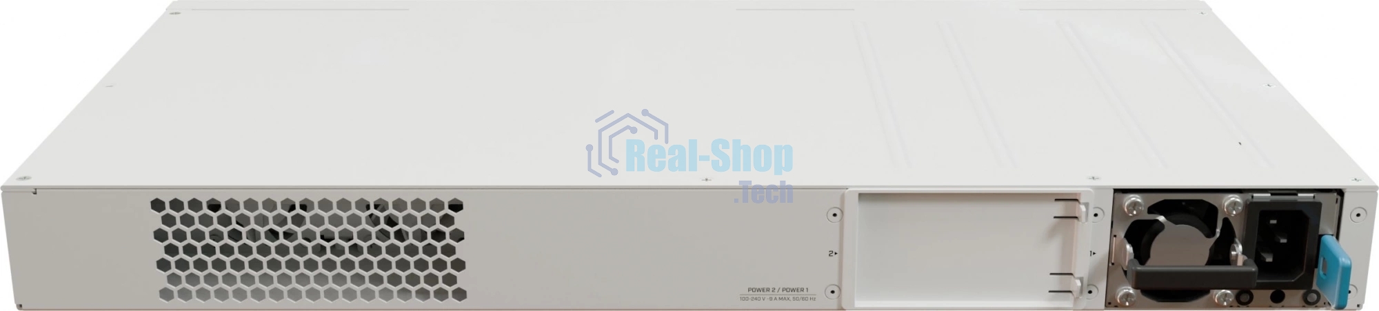 Коммутатор MikroTik CRS320-8P-8B-4S+RM Cloud Router Switch with dual-core 800 MHz CPU, 256 MB RAM, 98DX226S switch chip, 17 x Gigabit Eth ports (8 x 802.3af/at, 8 x 802.3bt PoE-out), 4 x 10G SFP+ ports, RouterOS L5, 1U rackmount enclosure, 600W PSU