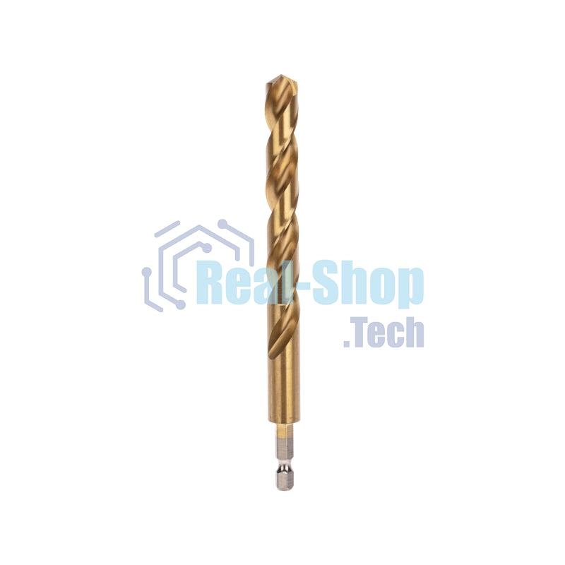 Сверло по металлу, 12мм, Р6М5, ТИТАН, шестигранный хвостовик (1 шт. в упаковке) DIN 338 Kranz