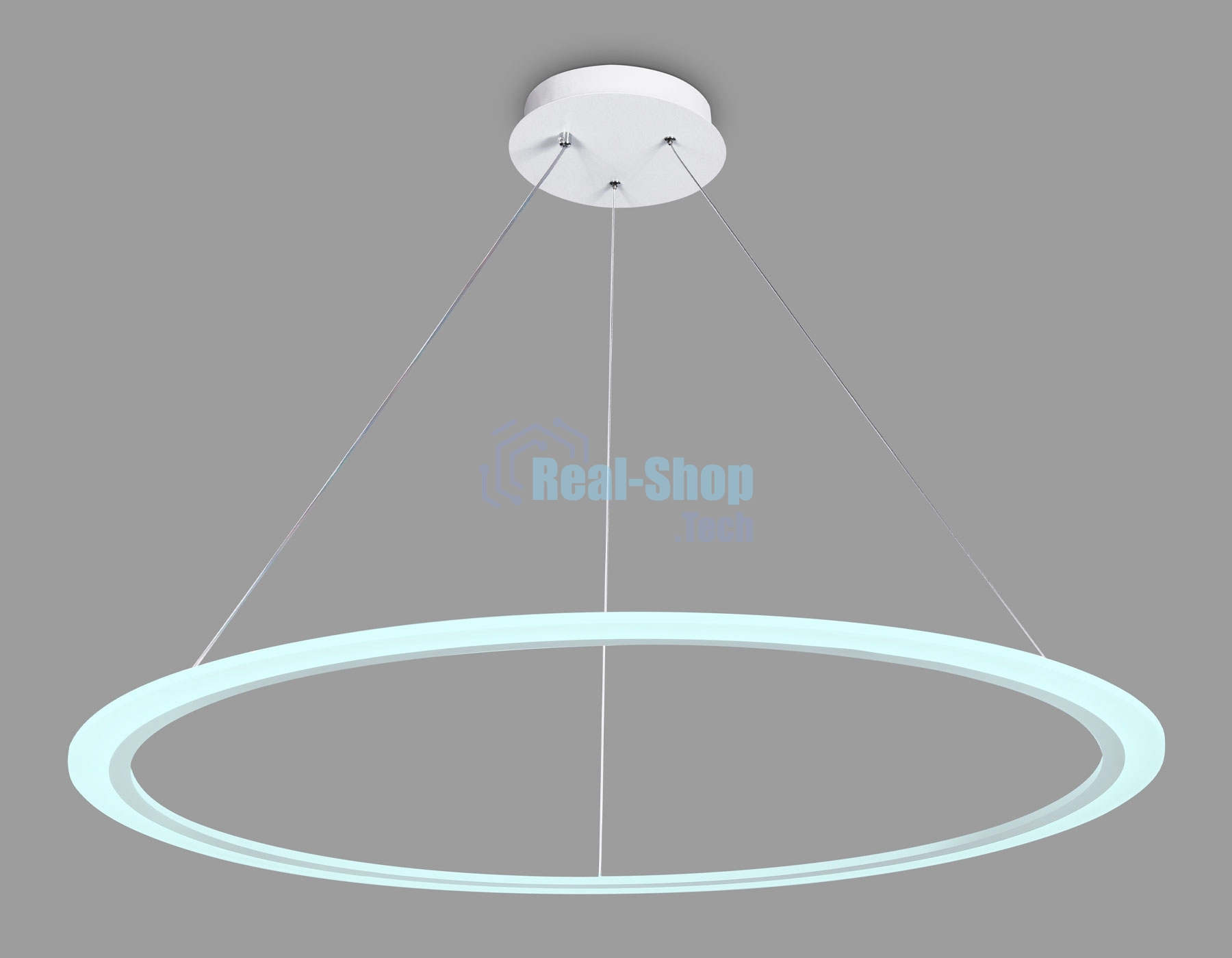 Светильник Ambrella light FA4351 WH белый 90W 3000K/4200K/6400K D960*770 (ПДУ РАДИО 2.4G)