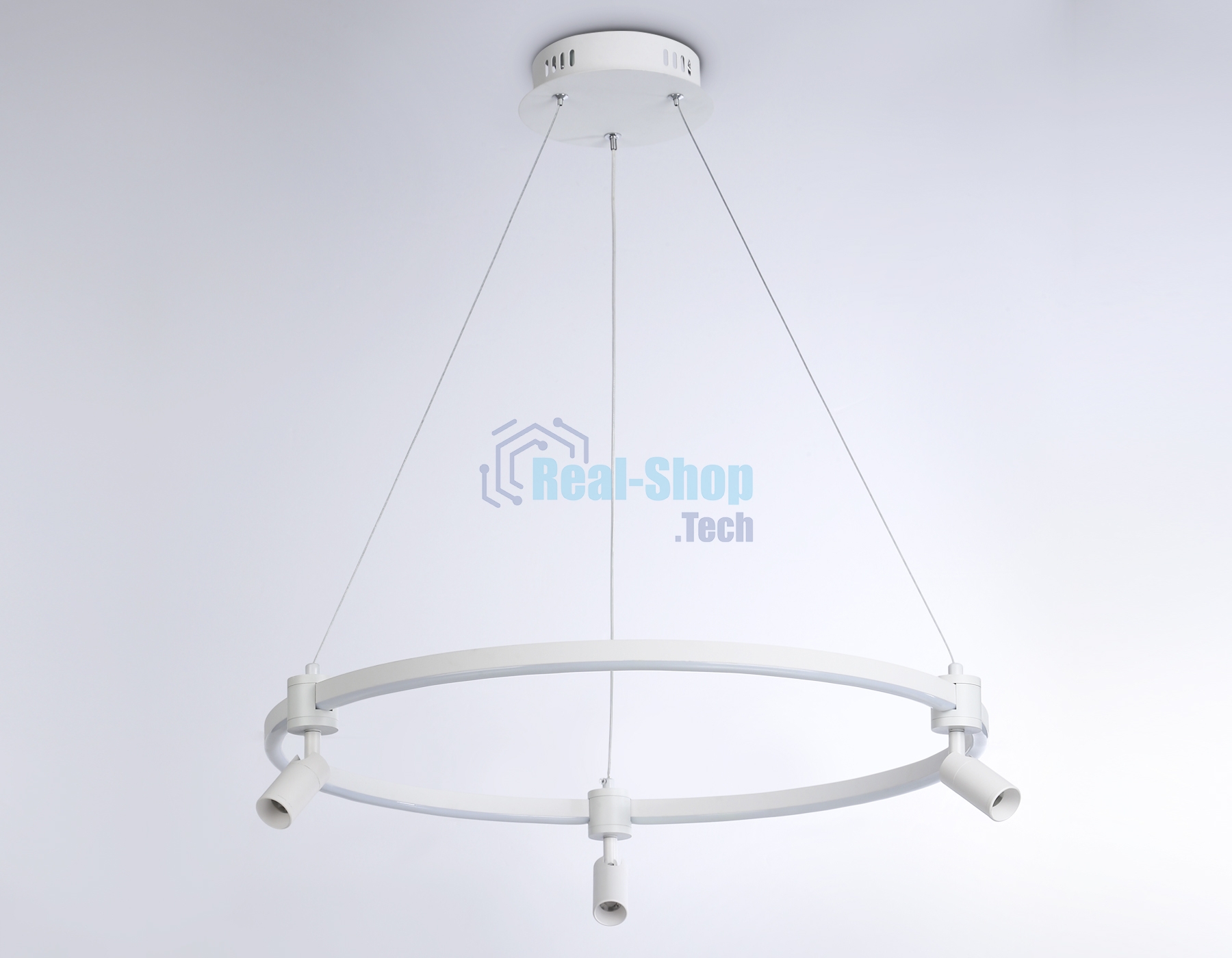 Светильник Ambrella light FL5292/1+3 WH белый 54W 3000K/4200K/6400K+4200K D600*1200 (ПДУ ИК)