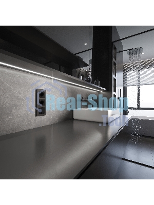 Рамка на 3 поста Slab (бронза софт) W0032963
