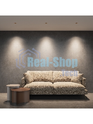 25071/LED 15W 4000K / светильник встраиваемый светодиодный / латунь