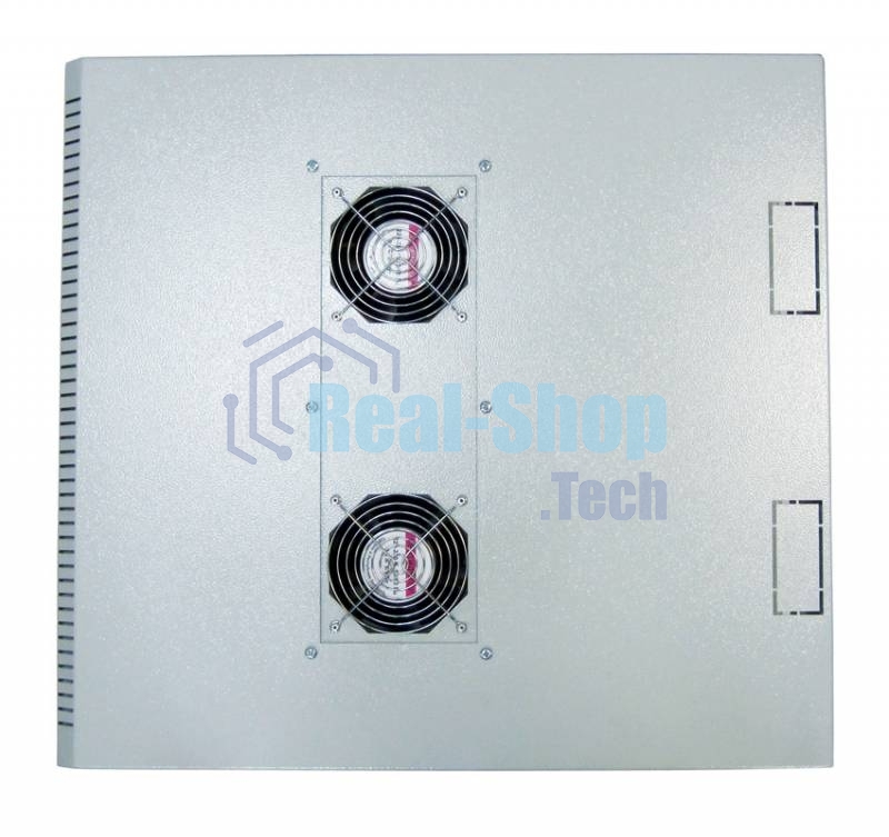 Шкаф настенный ЦМО ШРН-Э-9.500.1 9U 600x520 мм пер. дв. стал. лист несъемные бок. пан. серый