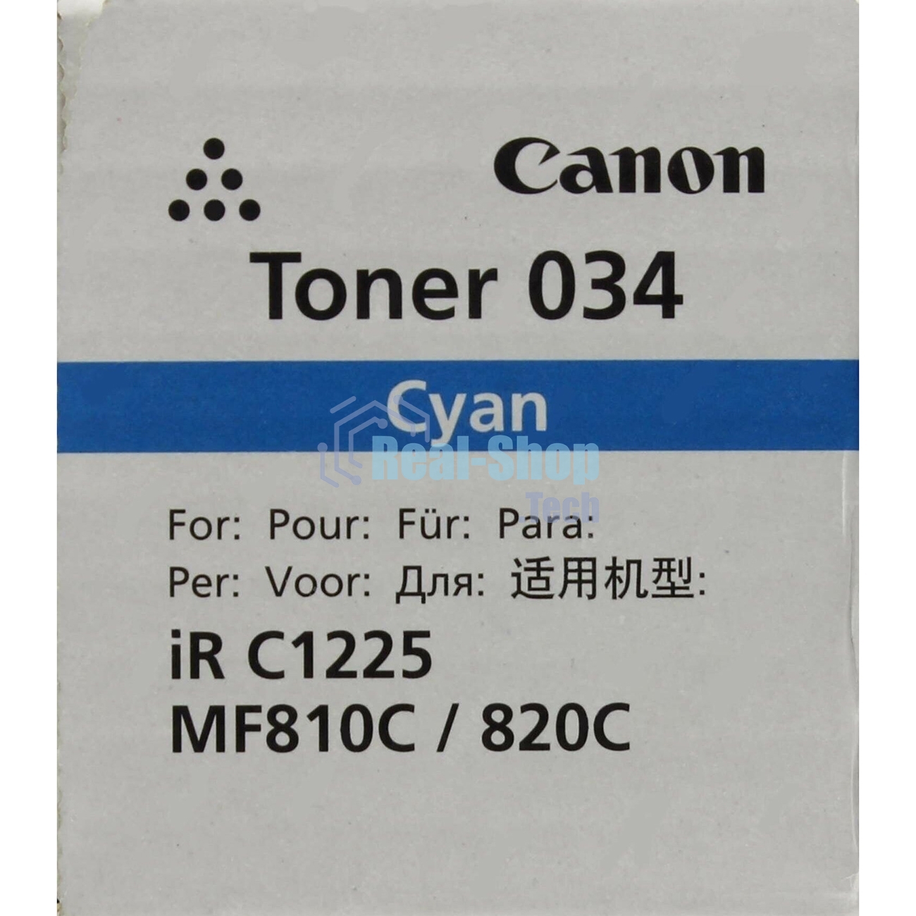 Картридж лазерный Canon 034 (9453B001) голубой (12000 стр.) для Canon iR C1225iF