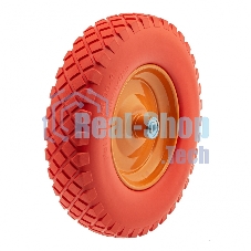 Колесо Palisad полиуретановое 4.80/4-8 длина оси 90мм подшипник 12мм