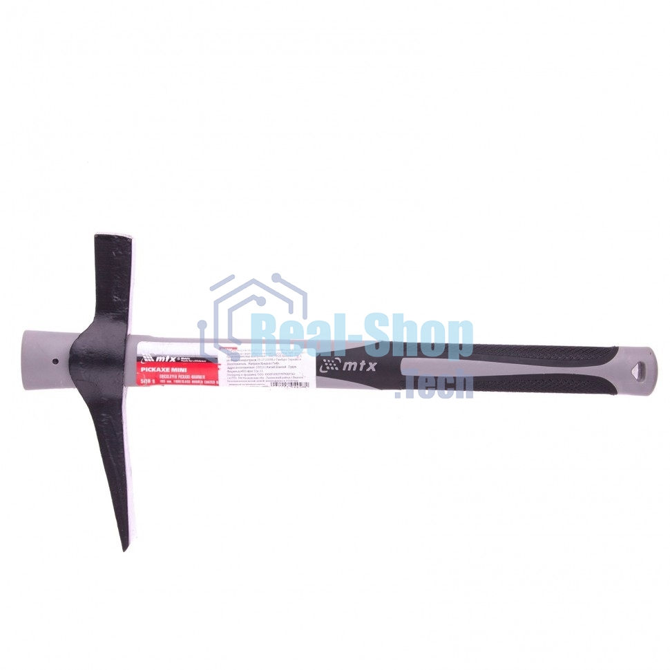 Кирка Matrix молоток печника и каменщика 500 г фибергласовая обрезиненная рукоятка 385мм